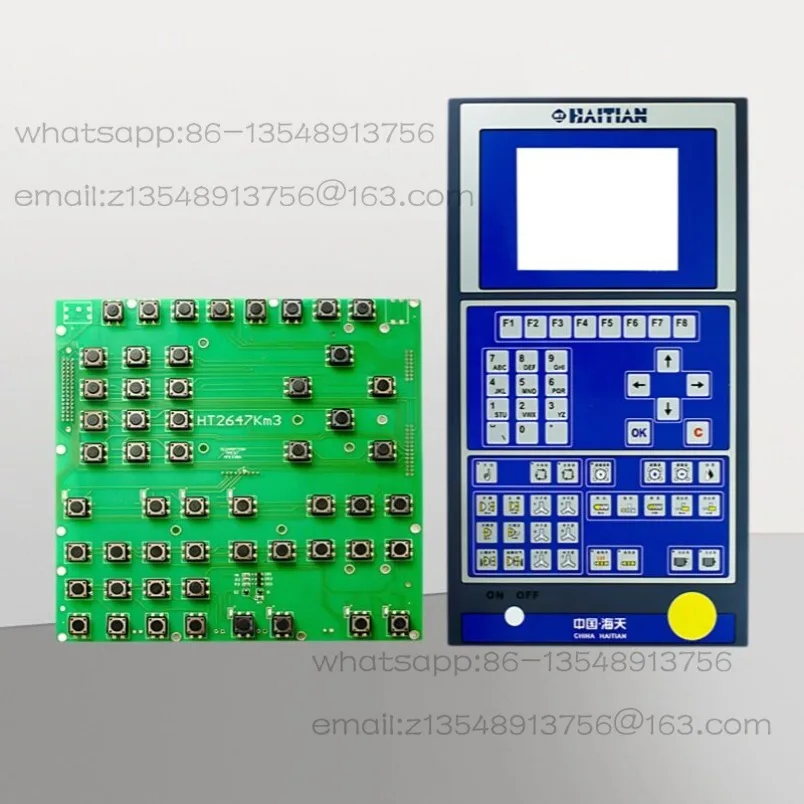 Injection molding machine button plate HT2647KM3/F1-F8 F1-F10 press keyboard plate in stock
