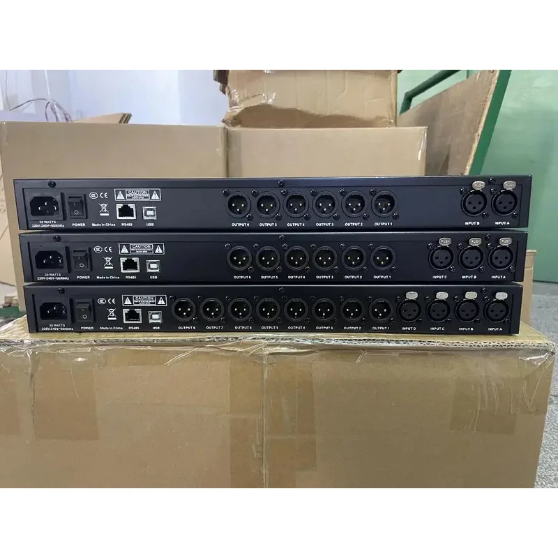 DBX new high speed digital audio processor 260 360 480 2/3/4 input 6/8 output professional sound system