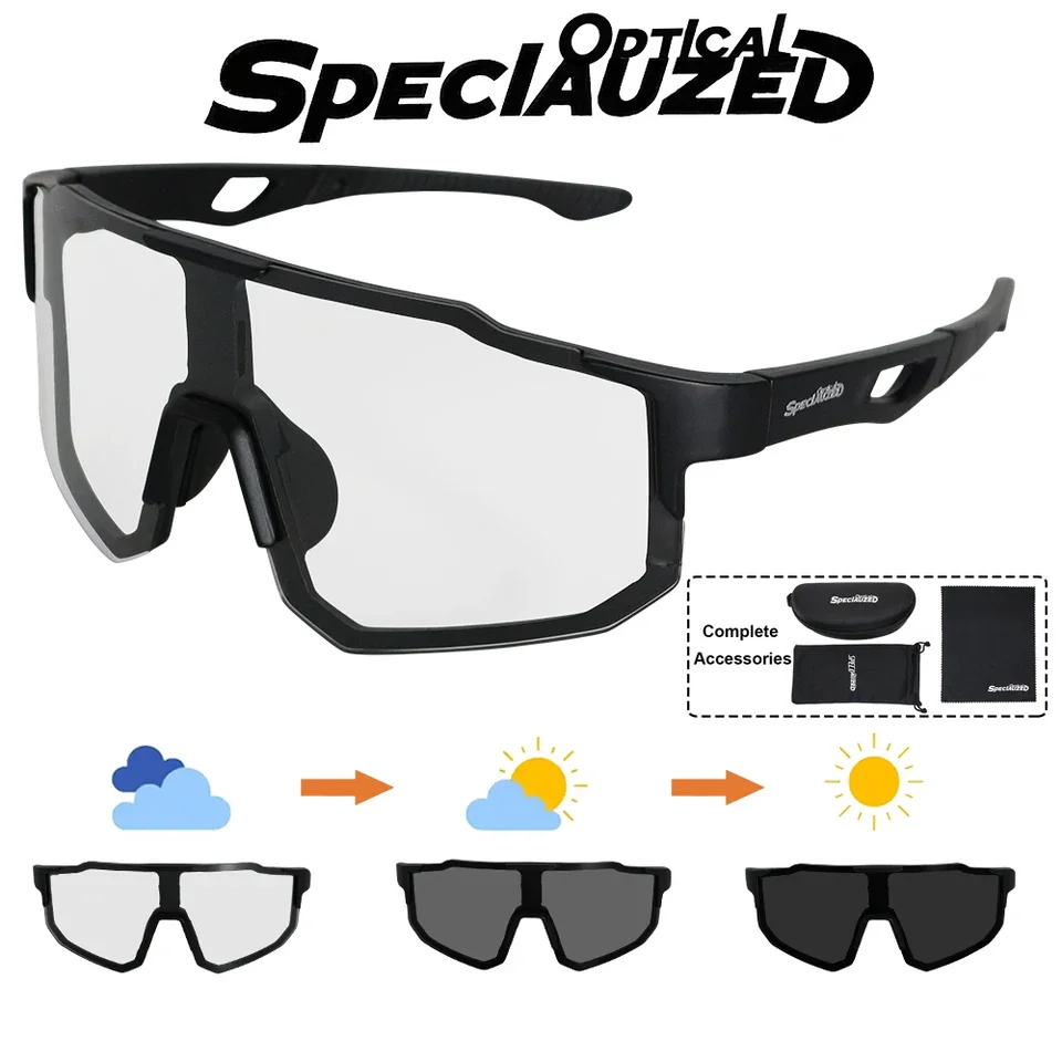 

New Photochromic Sunglasses Outdoor Sports Bike Cycling Glasses Man MTB Hiking Glasses Women Driving Bicycle UV400 Goggles