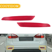 Reflector de parachoques trasero, luz antiniebla, Reflector de parachoques, luz de freno para Ford Fiesta Sedan MK6 6th 2013 2014 2015, luz de advertencia