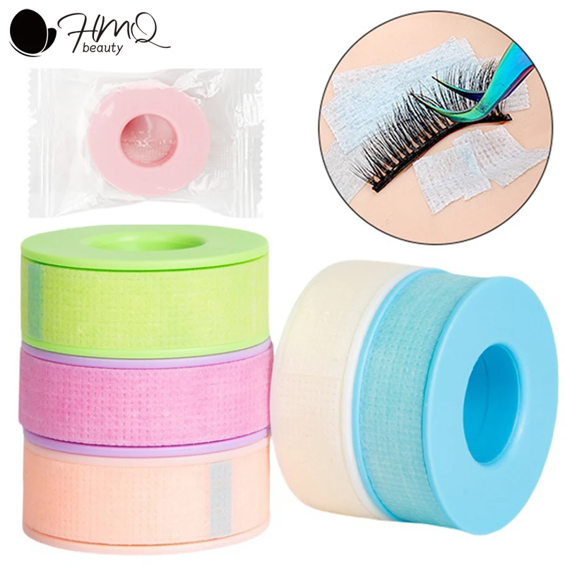 5 Rolls Silicone Gel Tape for Lash Extensions Breathable Under Eye Patches Lashes Lift Adhesive Pads Makeup Accessories