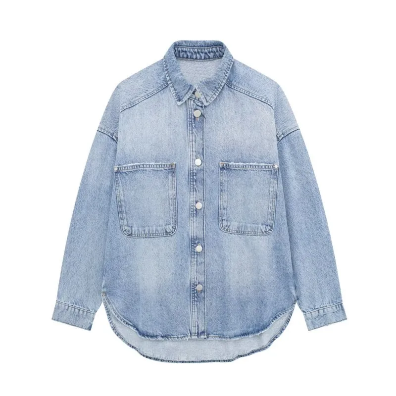 Denim jacket 2024 spring top new product women's street fashion casual jacket