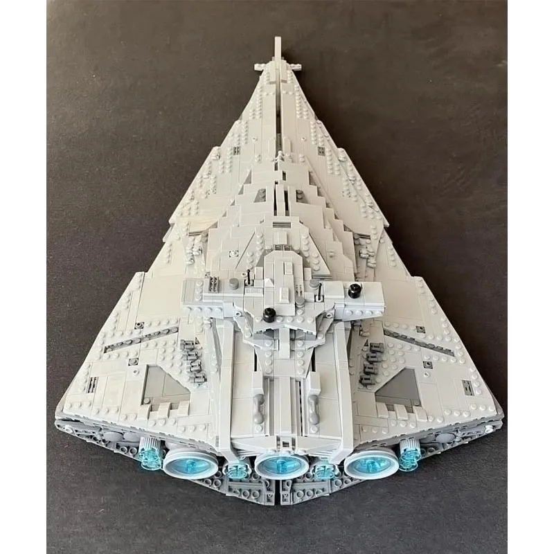 MOC-15036 película clásica transporte nave espacial bloques de construcción modelo 2461 PartsMOC creativo niños cumpleaños juguete de bloques de construcción