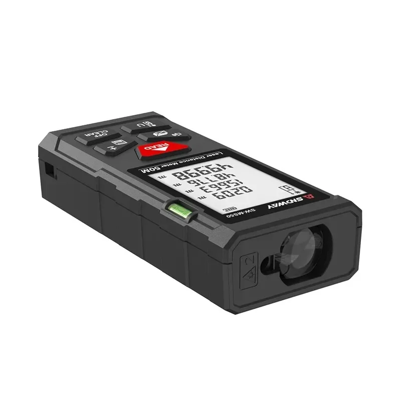 SNDorganites Distancemètre Laser Numérique Professionnel Télémètre Laser Mètre Mini Télémètre Laser Trena Outil De Mesure SW-MS50