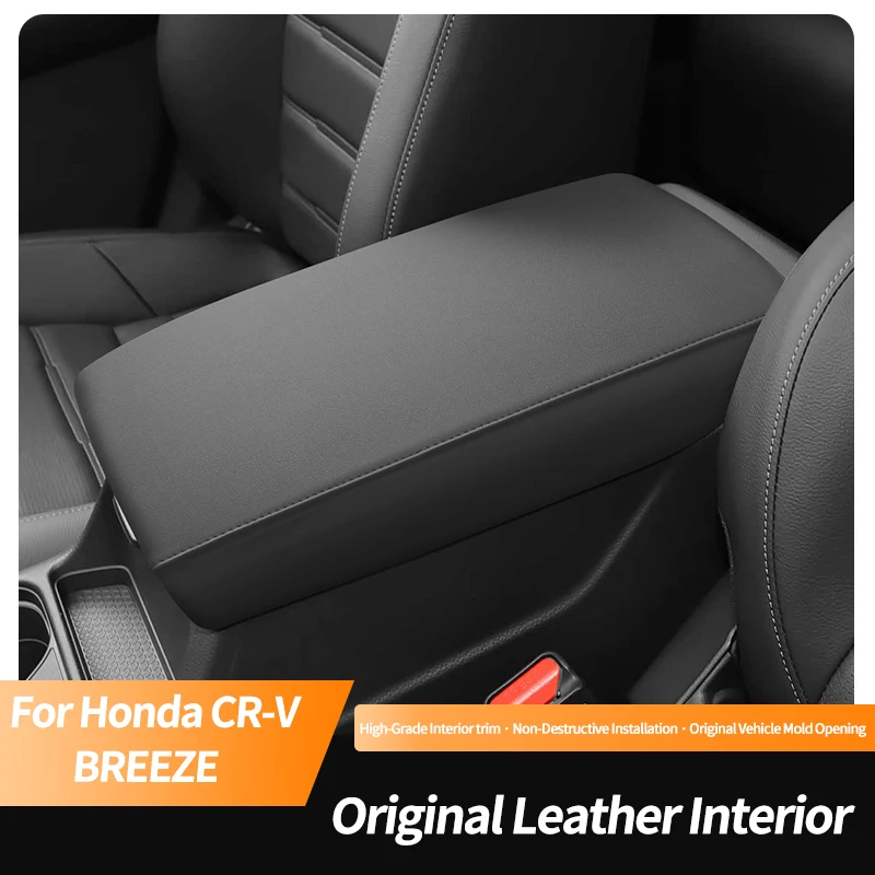 

For Honda CR-V/BREEZE (2023-2025) Central Leather Armrest Box Protective Cover Dust-Proof Anti-Wear Car Interior Accessoires