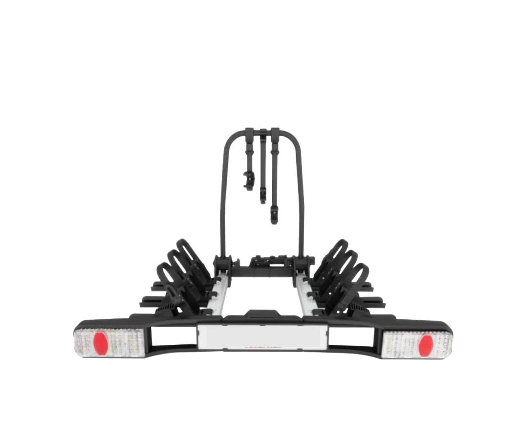 

Багажник на крышу для грузовиков, внедорожников, автодомов: высококачественный складной кронштейн из алюминиевого сплава 3/4 с задним крюком, креплением для велосипеда и держателем номерного знака