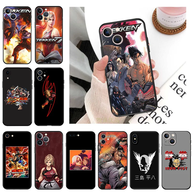 Luxury TEKKEN 7 For iphone 15 14 7 8 Plus 13 12 Mini 11 Pro XS Max SE3 SE2 XR X Soft Phone Shell Case Cover