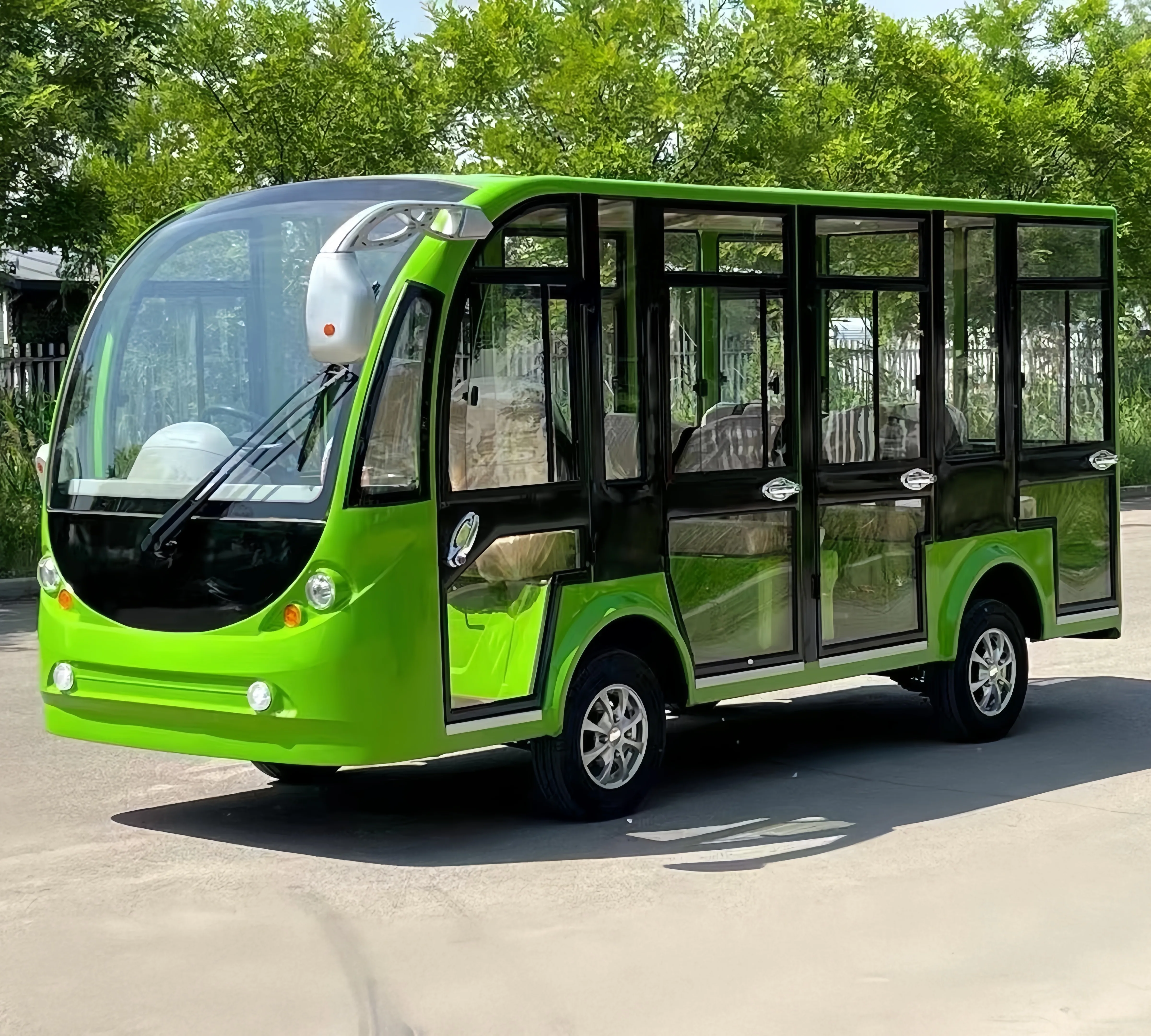 High Quality Tourist Bus Sightseeing 48v Electric 14 Seats Electric Sightseeing Vehicle