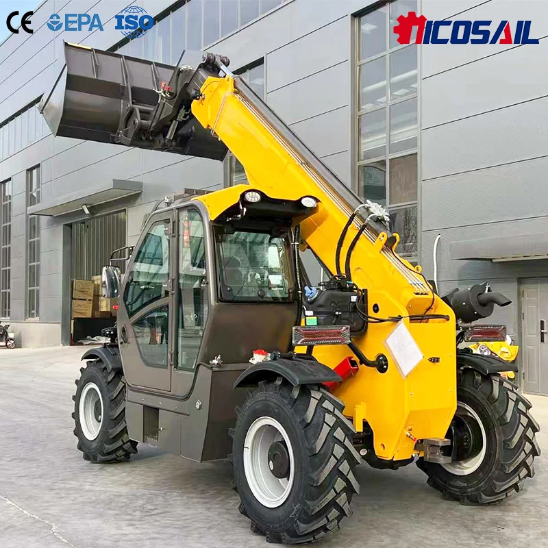 Factory Direct Compact Telehandler OEM ODM Custom Logo 3500kg Lift 7m Reach for Dealers and Distributors