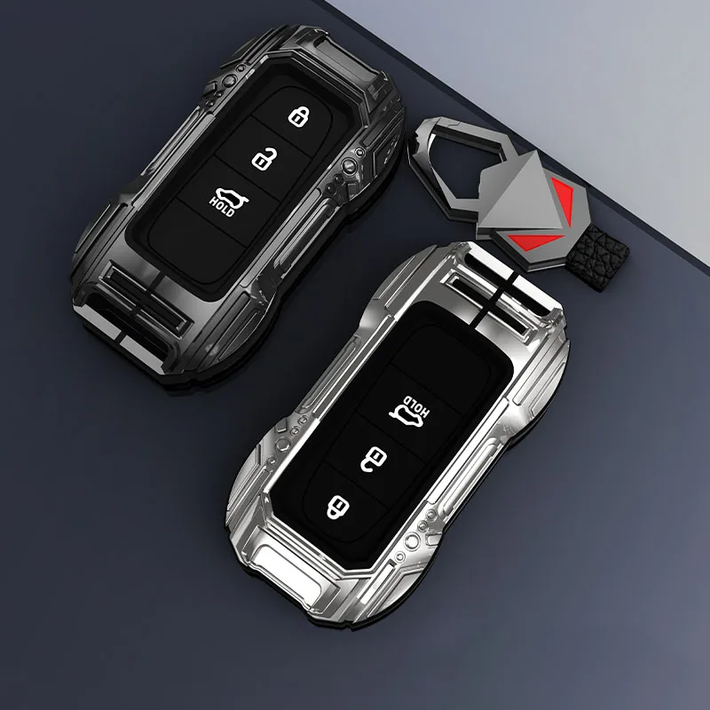 Liga de zinco caso chave remota capa para hyundai tucson 2023 santa fe 4 nexo nx4 atos prime solaris 2021 titular acessórios do carro
