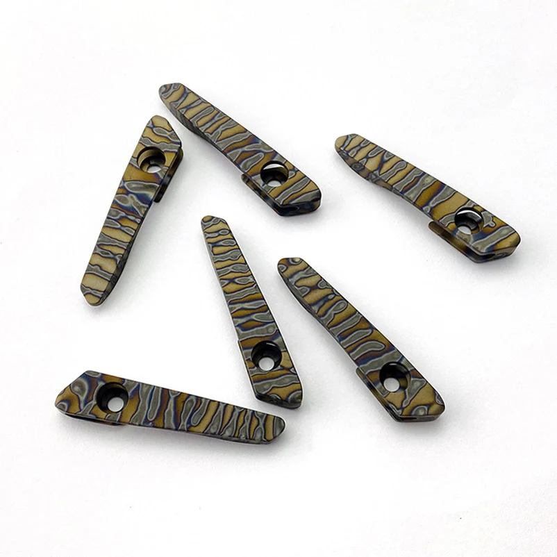 4 Colors Titanium Alloy Knife Fully Milled Pocket Clip For Genuine Strider SNG SMF Knives CNC Machined Back Clamp DIY Accessory