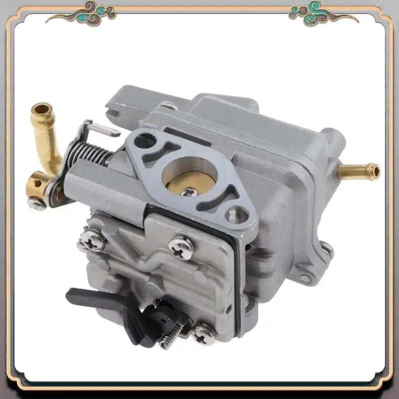 Confiable-1 Uds carburador marino conjunto de carburador plateado 69M-14301-10 69M-14301-00 69M-14301-11 para fueraborda Yamaha de 4 tiempos 2.6Hp F2.6