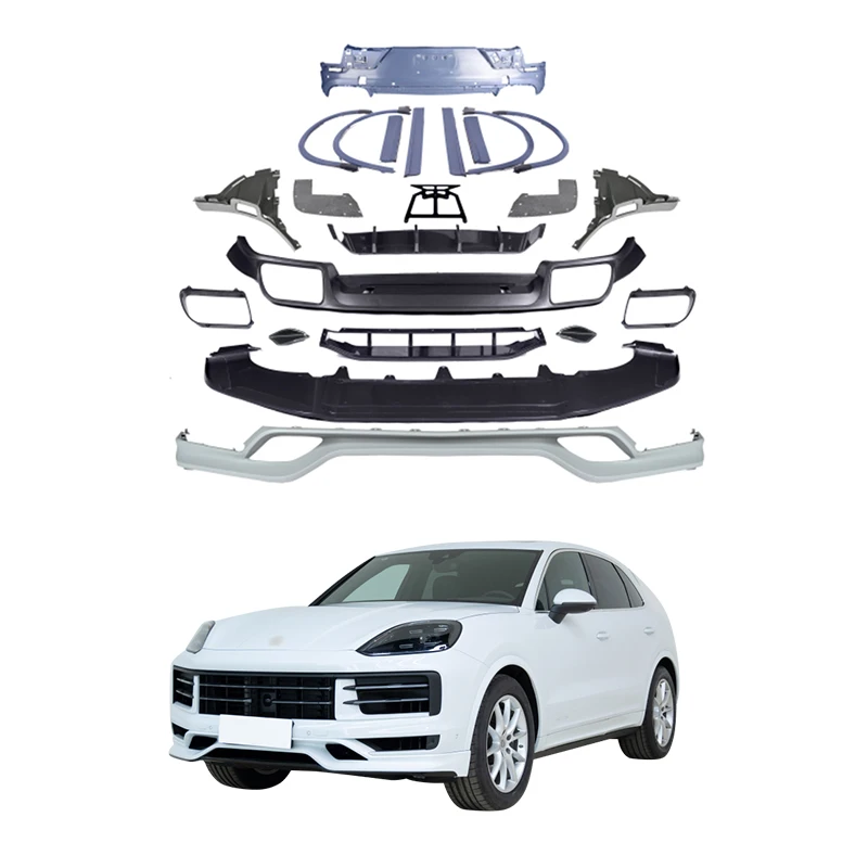 

Techart Front Lip Body Kit for 2024 Porsches Cayenne 9YA Rear Bumper Rear Lip with Wheel Eyebrow New Condition Upgrade Purpose