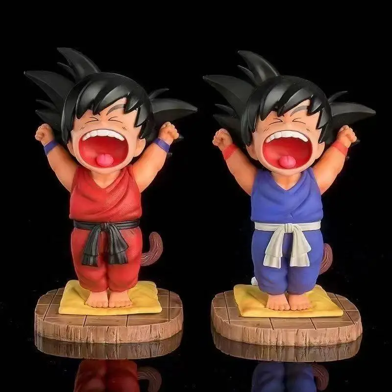 Dragon Ball Anime Figure 15cm Cute Childhood Memories Small Goku Stretch Oneself PVC Action Figures Model collectibles Toy Gifts