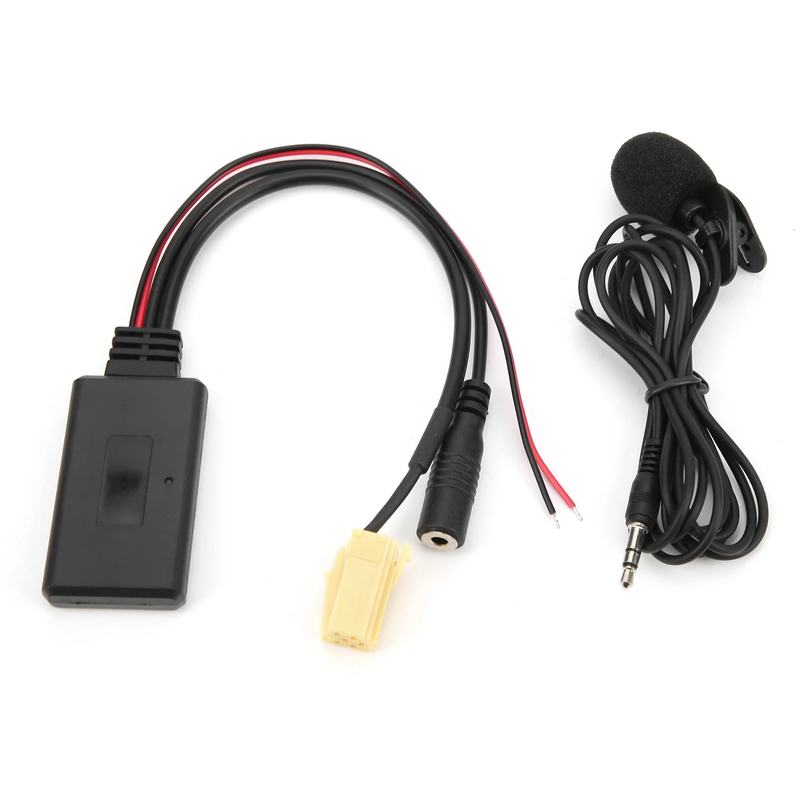 Car Bluetooth 5.0 AUX Cable Adapter With Microphone Replacement For Grande Punto Qubo Fiorino