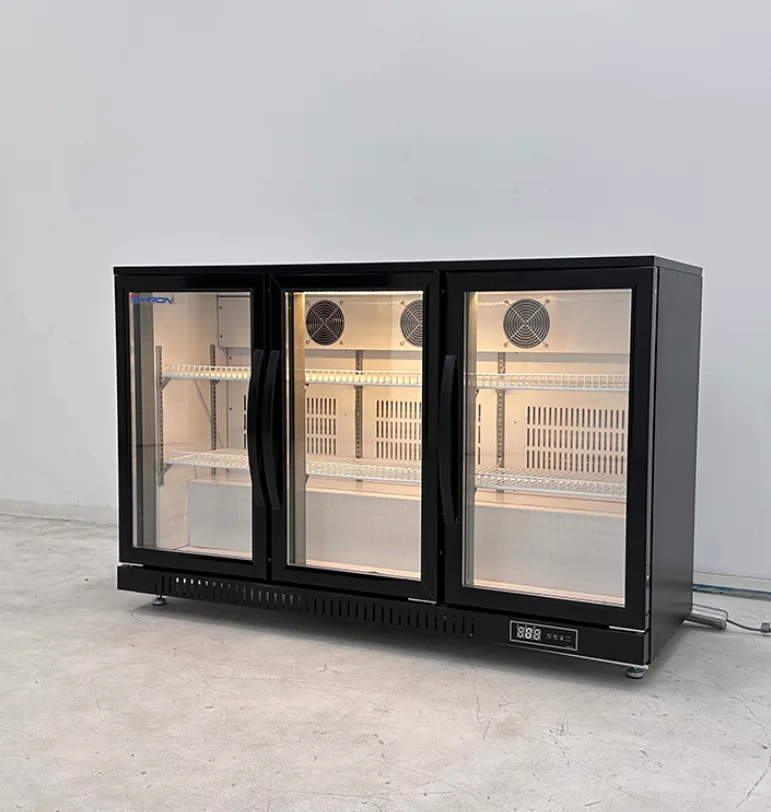

Supermarket and Hotel Commercial Single-Temperature Back Bar Display Refrigerator Direct and Air Cooling Drink Fridge