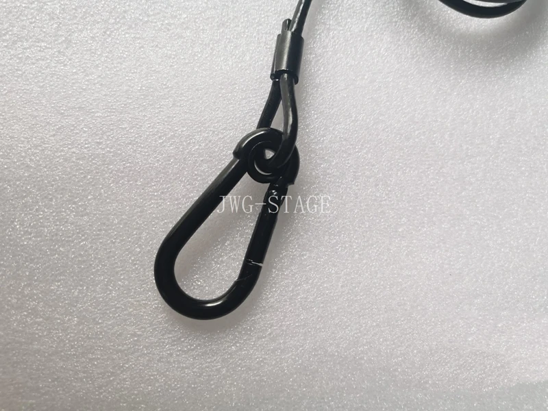3x70mmStainless Steel Rope PVC Thickness Wire Safety Cables With Looped Ends For Stage Light Tough Guard Security Lock Stage Par