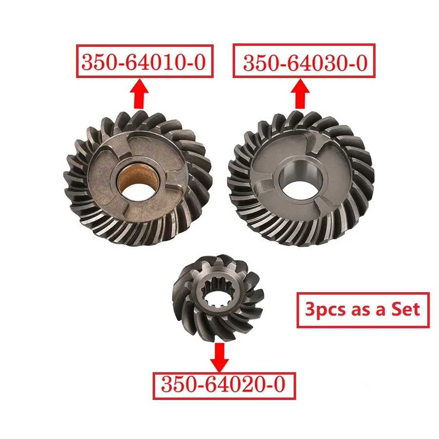 Boat Gear SET 350 For TOHATSU Outboard Motor 9.9HP 15HP 18HP PINION Gear FORWARD Gear REVERSE Gear