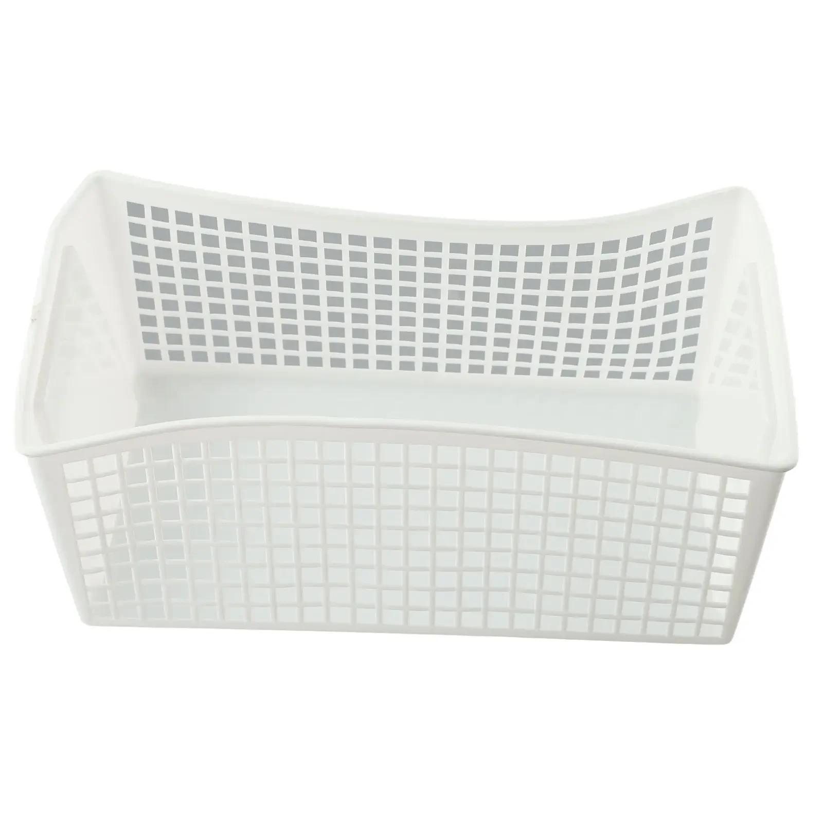 Desktop Storage Basket Snack Storage Hollow Rectangular Plastic Storage Basket Home Containers Multifunctional Organizer Boxes