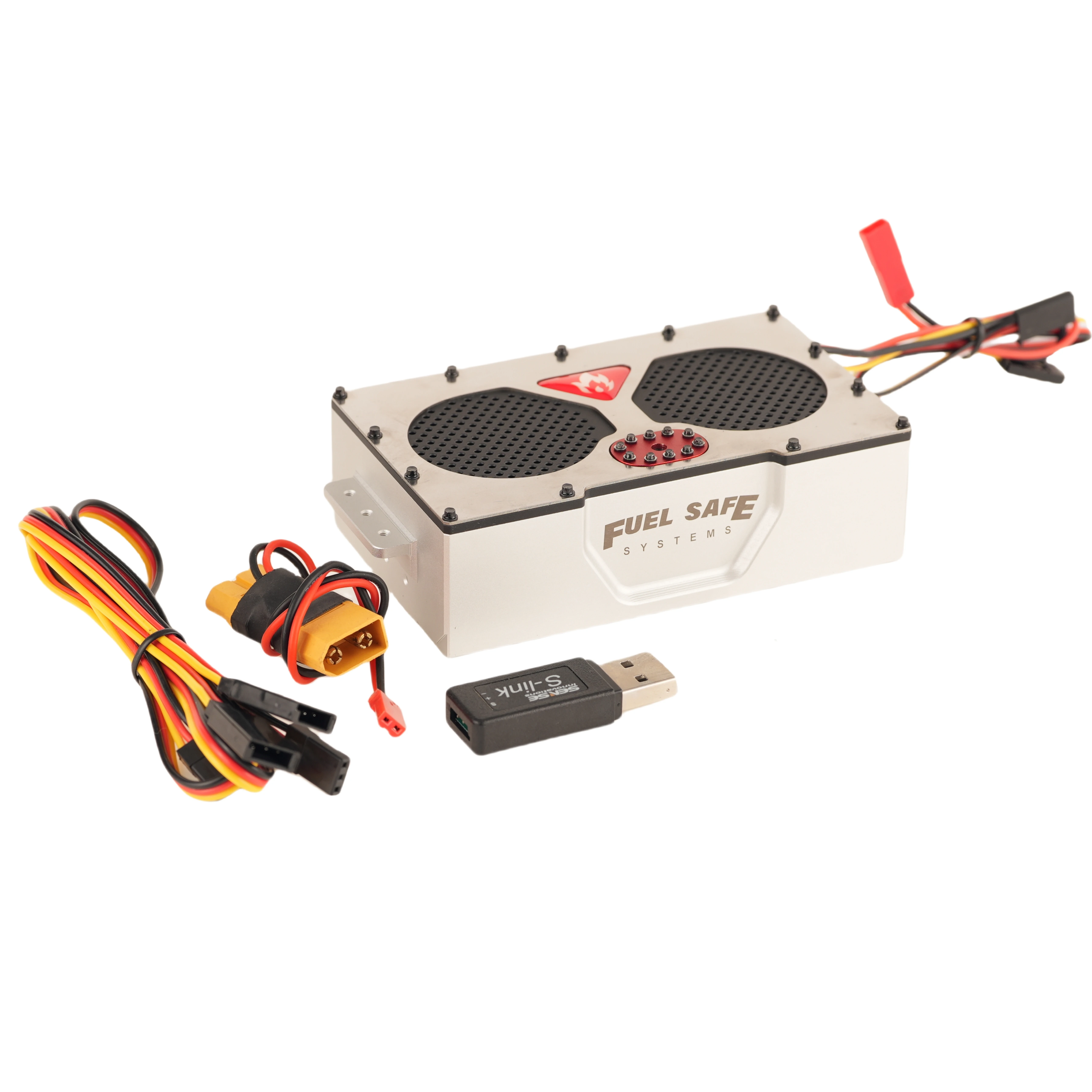 Set audio serbatoio carburante/tappo serbatoio carburante per TWOLF M715 1/8 simulazione metallo RC arrampicata auto TWOLF M715 accessori di aggiornamento