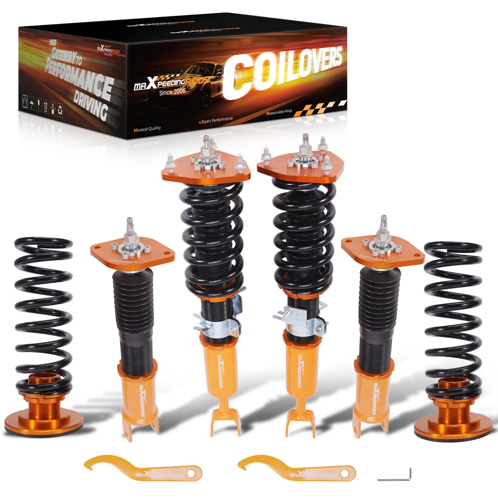 

24 Way Damper Coilovers Shock Springs Kit for Infiniti G35 Coupe/Sedan 2003-2006