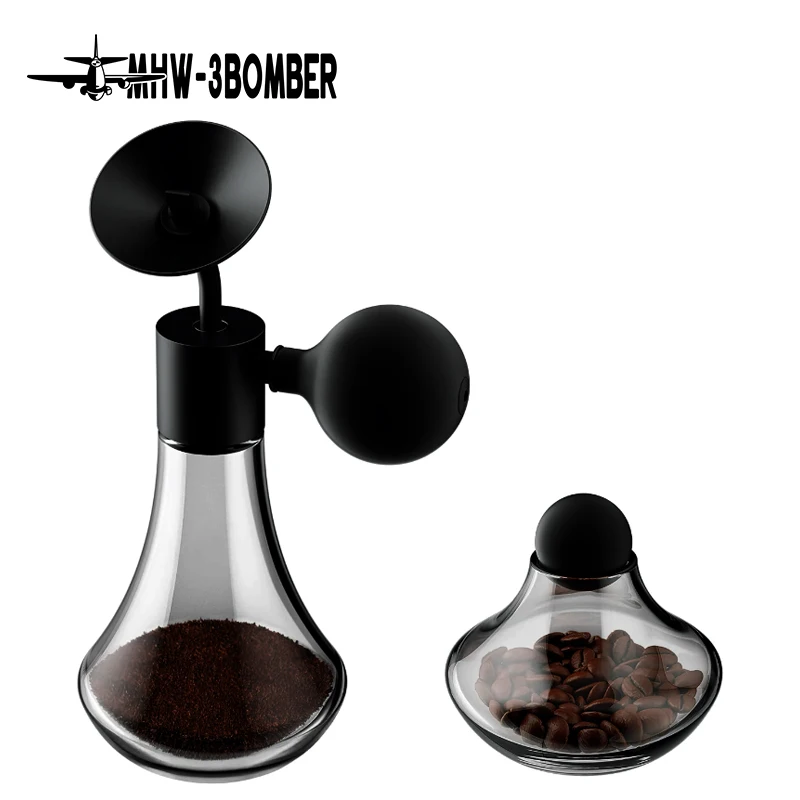 

MHW-3BOMBER Espresso Coffee Aroma Sample Bottle&Display Jar,Bean Scent Container for Barista Tasting Accessories,Cafe Storage