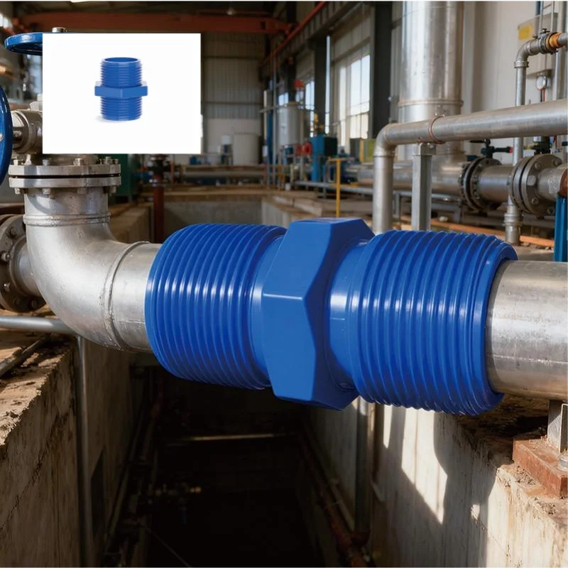 

1-10PCS Blue Industrial Application Water Supply External Threaded Joint For Underground Urban Drainage System
