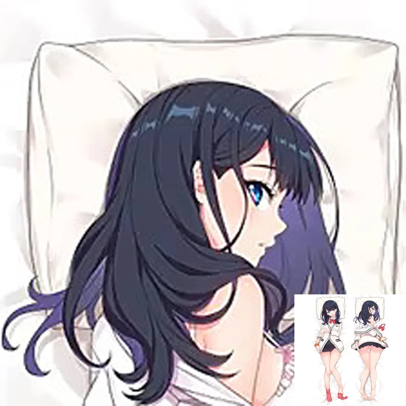 

Anime Pillow Cover Dakimakura Takarada Rikka 2 Side Printed Hugging Body Pillowcase Cushion Cover Bedding Decor