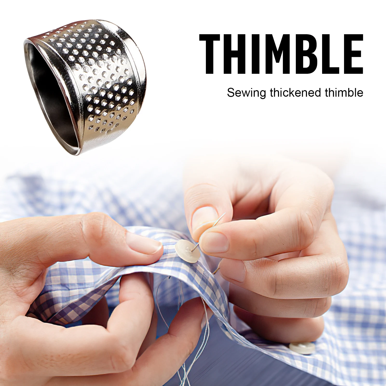 1pcs Copper Thimble for Sewing 1.8cm Diameter Anti-Prick Finger Protection DIY Embroidery Cross Stitch Handmade Craft Tool