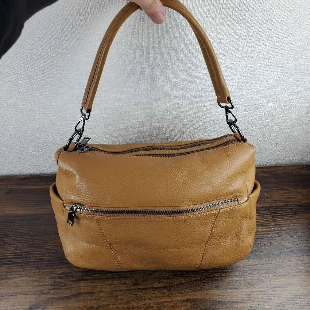 

New Faion Soft Leather Crossbody Bag Calfskin Single oulder Bag Large Capaci Casual Sli Bag ular Bag for Women