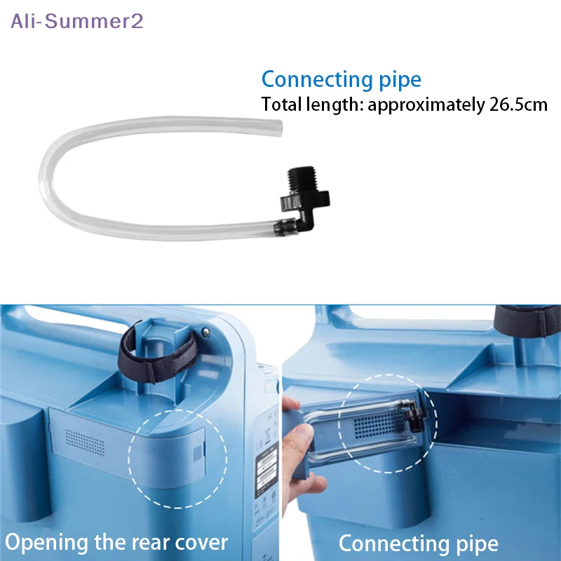 【Summer2】90 Degree Elbow Humidifier Tubing Connector Adapter Humidifier Cup Part For Oxygen Concentrator Humidifier Bottle