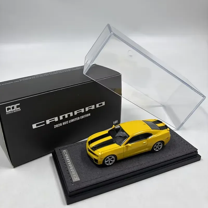 for GOC 1:64 Camaro Alloy Diecast Model Car Miniature Collectible Display Ornament Gift for Fans High Detail Desktop