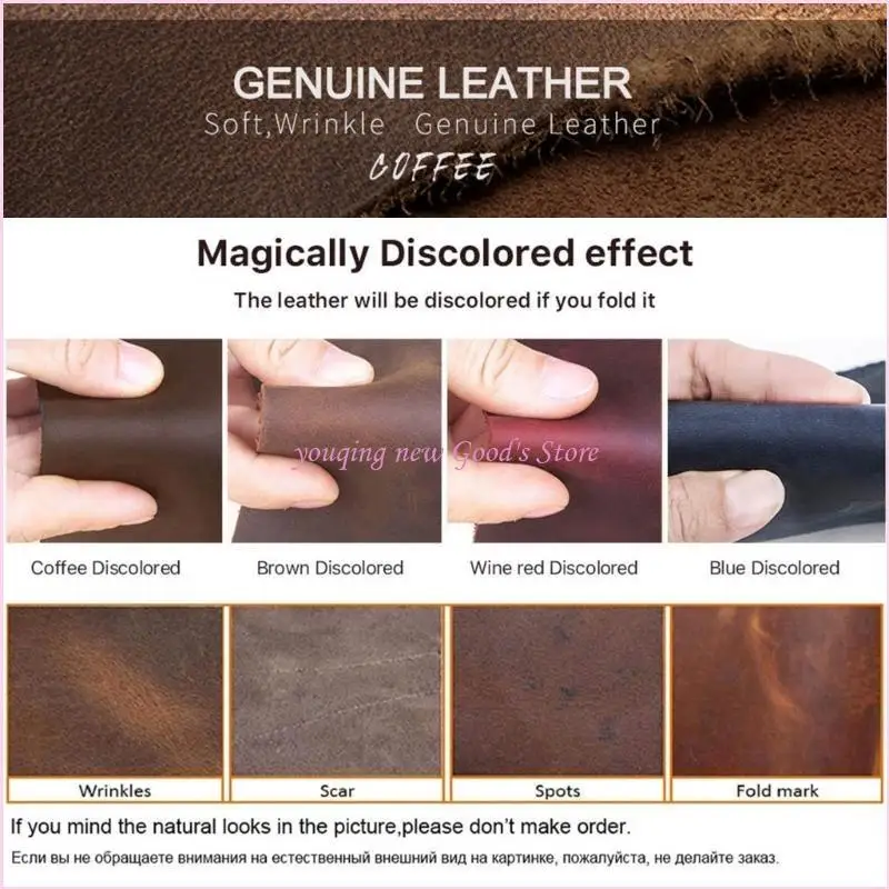 57QA Luxury Velvets Interior Watch Box Multifuncional 2/3 Grids Cowhide Watch Box