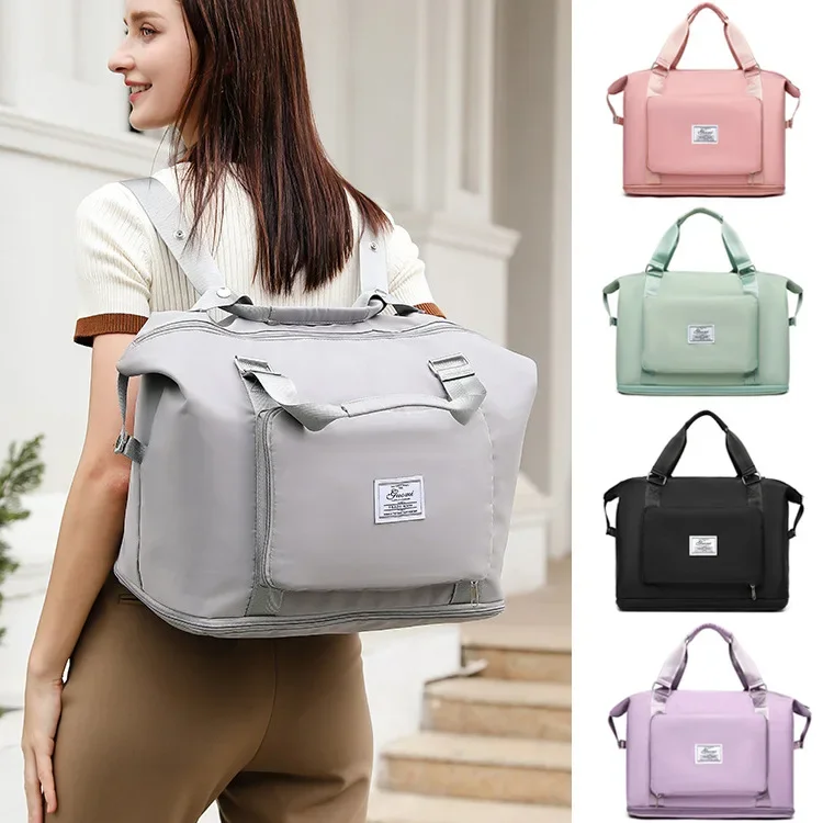 

Multifunctional Folding Travel Bags Backpack Handbag Sholder Bag Gym Fitness Weekender Overnight Women Business Hand Duffle Bag