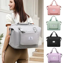 Multifunctional Folding Travel Bags Backpack Handbag Sholder Bag Gym Fitness Weekender Overnight Women Business Hand Duffle Bag