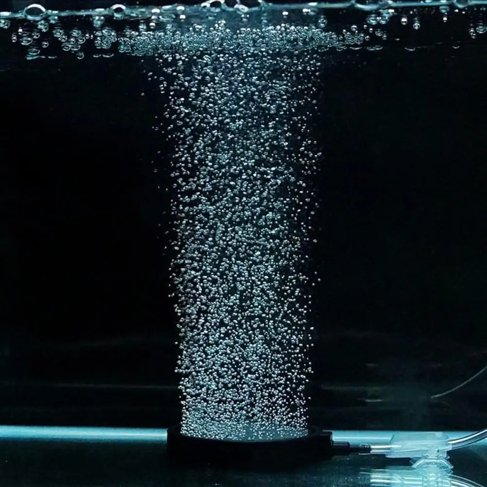 Bubble Disk Air Stone Aerator สำหรับ Aquarium Fish Tank ถังออกซิเจนปั๊มอุปกรณ์เสริม