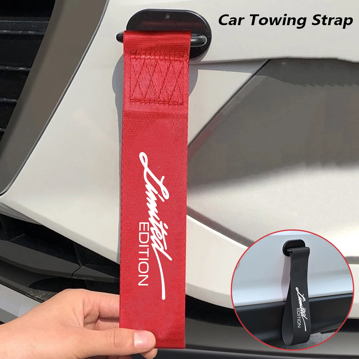 Universal Car Decorative Trailer Tow Strap Car Tow Belt for Car Bumper