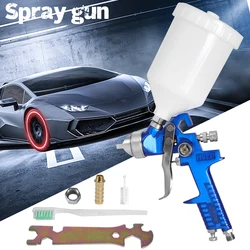 WENXING 1.4 1.7 2.0mm Professional HVLP Air Spray Gun Paint Sprayer 600ml Gravity Feed Airbrush Kit Car Furniture Painting Tool