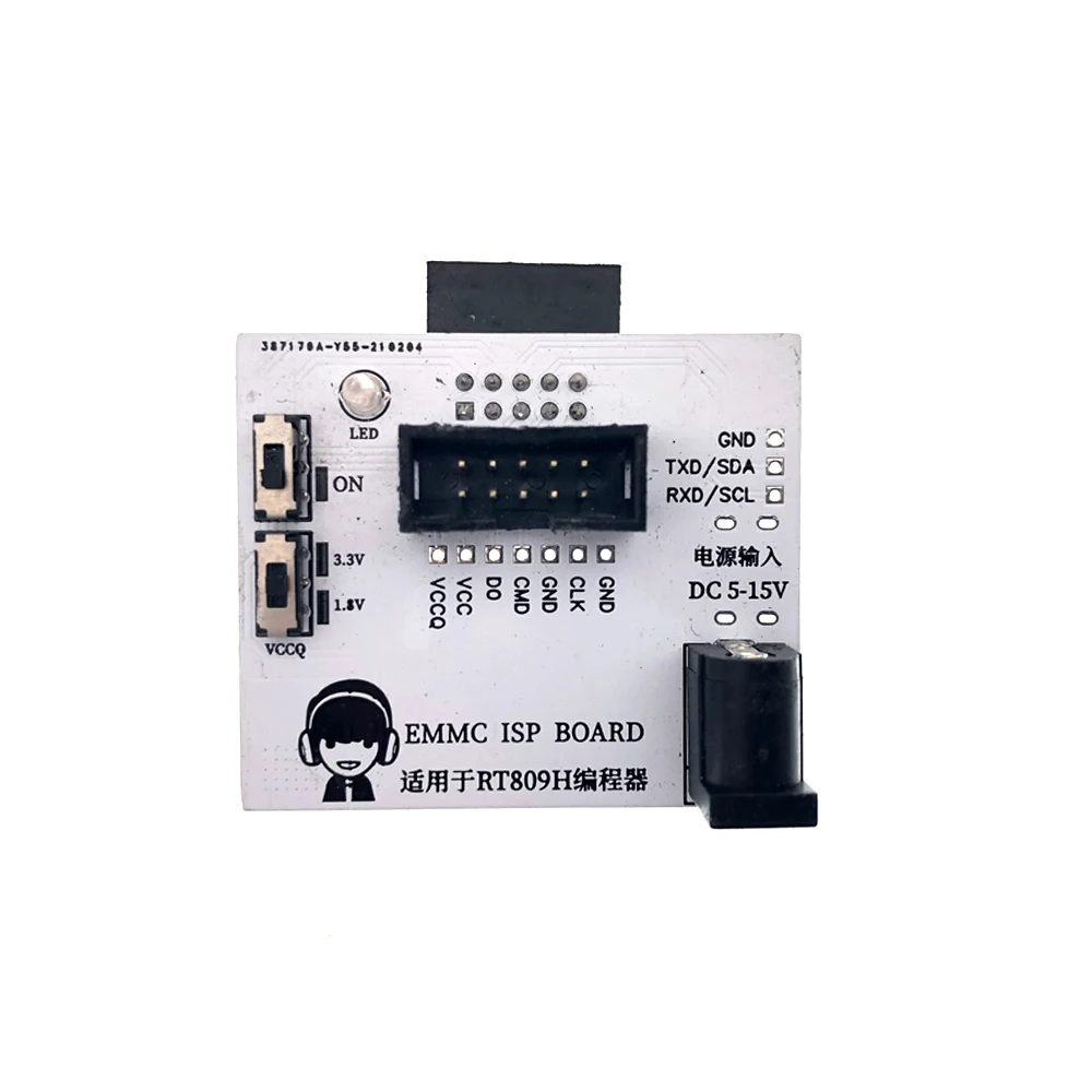 

EMMC ISP Small Board Emmc Flying Line Online Read-write Conversion Board RT809H Programmer Dedicated