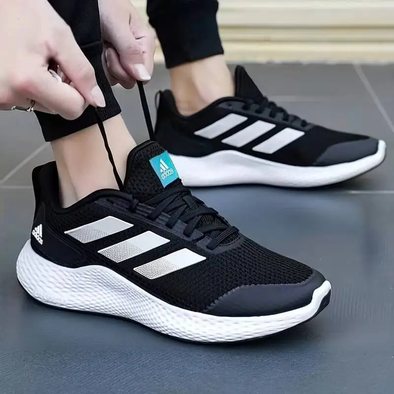 Mesh New Adidas Breathable Running Shoes with Cushioning and Anti-Slip Function - Men's Women's Fitness Sports GZ5280 -