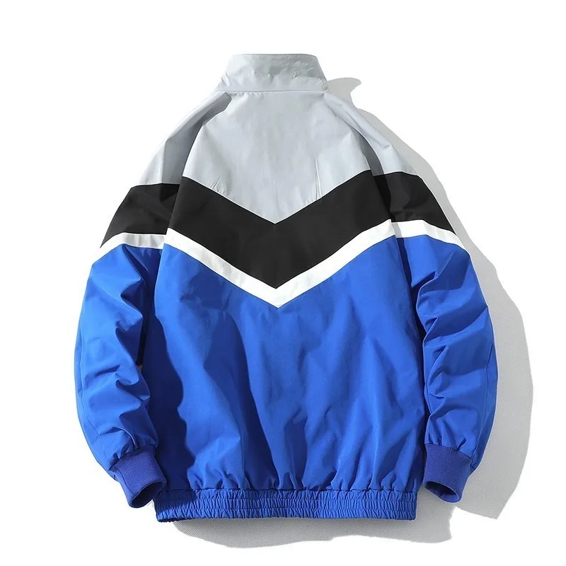 2026 Men\'s Jackets Streetwear Autumn New Trend Windbreak Coat Zipper Up Jacket Harajuku Coats Sports Black Blue Bomber Jacket