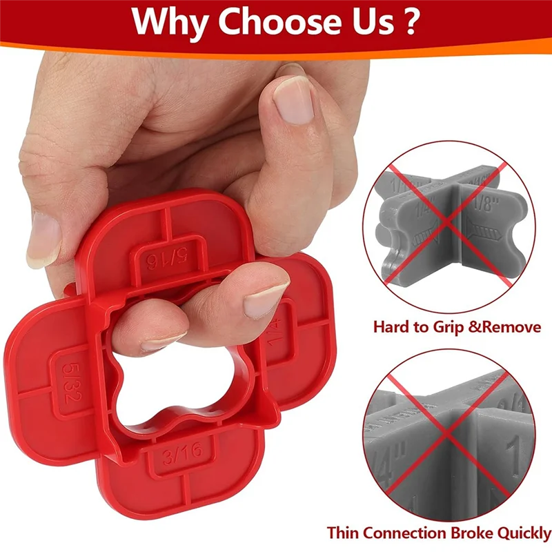 

Набор инструментов для разделительной палубы 4-в-1, многоразмерный (5/32 дюйма, 3/16 дюйма, 1/4 дюйма, 5/16 дюйма), 6 шт. для композитных, обработанных давлением досок, красный