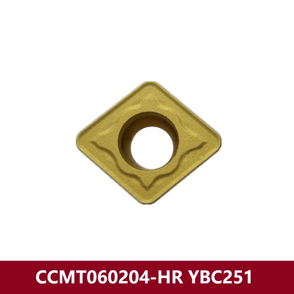 Original Carbide Inserts CCMT09T304-HR YBC251 CCMT3(2.5)1-HR CNC Lathe Cutter Tools CCMT09T304 CCMT 09T304 HR CCMT09T3 For Steel