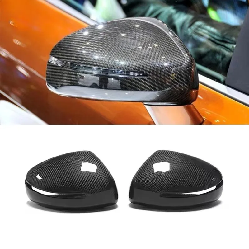 

TT Carbon Fiber Rearview Side Mirror Covers for Audis TT TTS R8 MK1 2007-2012 New Condition Replacement Mirror Cover Car Bumper