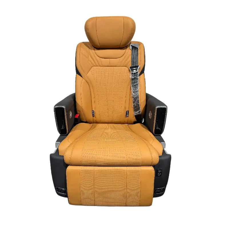 

Luxury Microfiber Leather Power Adjust VIP Captain Seat with Ventilation Heating Massage for MPV Sienna GL8 Custom Car Seat