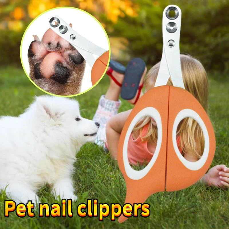 

Cat Nail Clippers Prevent Scratches Dog Nail Clippers Pet Products Double Round Hole Scissors Universal for Cats and Dogs