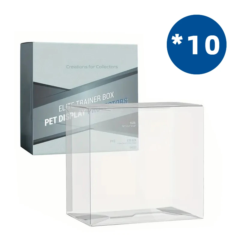 5/10 Verpackung: ETB-Schutzhülle aus PET-Kunststoff, geeignet für Elite-Trainingskästen