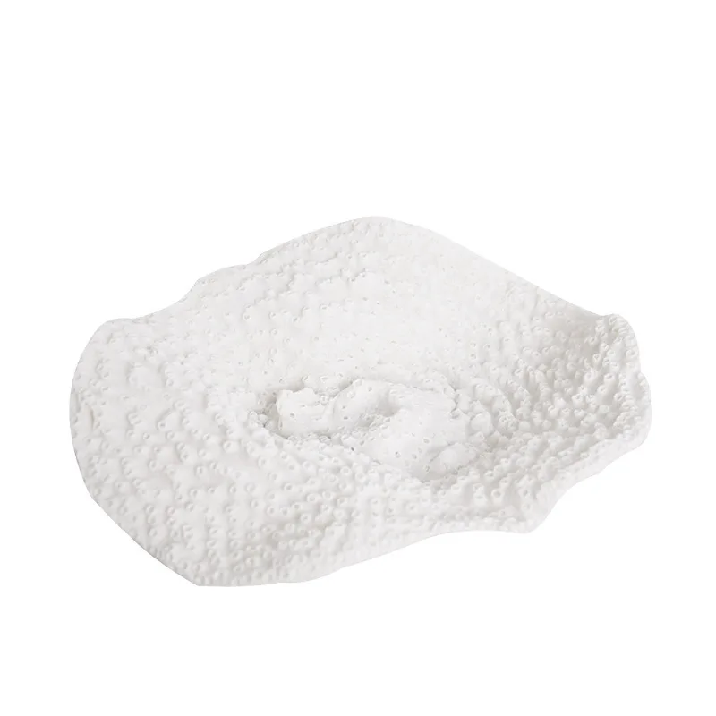 Simple and modern creative coral fruit basin fashion home model room villa dining table soft decoration handicraft ornament