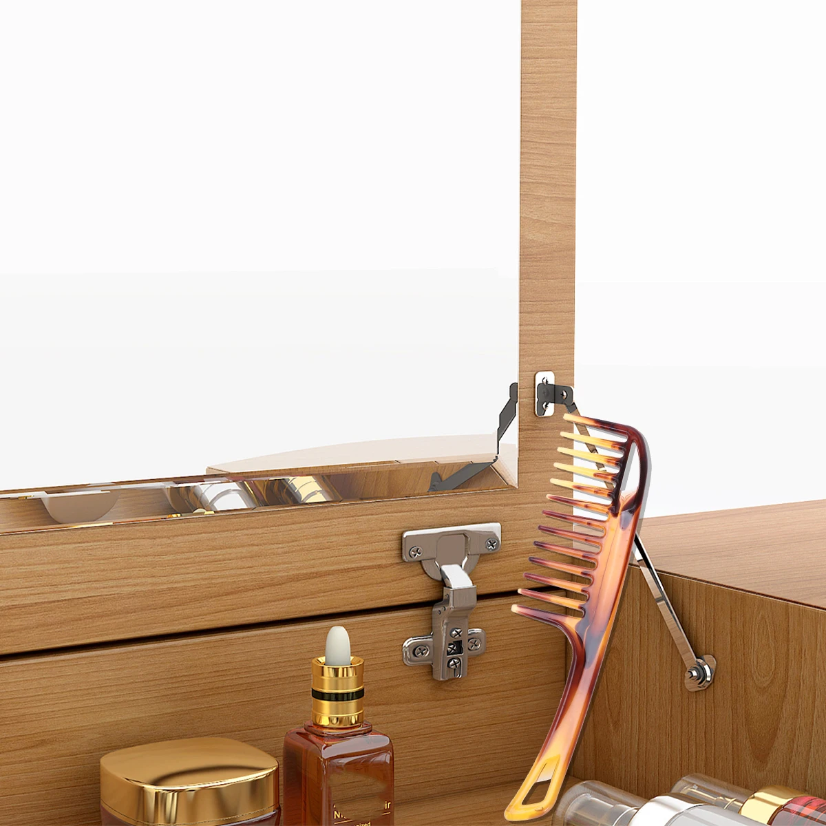 

2Pcs Wide Tooth Comb Long Handle Hair Comb for Professional Hairstyling Smooth Anti-Static PP Material Styling Tool for Men and