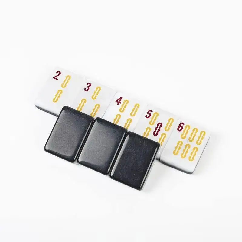 Black Luxury Premium American Mahjong Set 166 Tiles Tile Plaque Colorful Floral Pattern Party Game Gift Set 4-Player Women